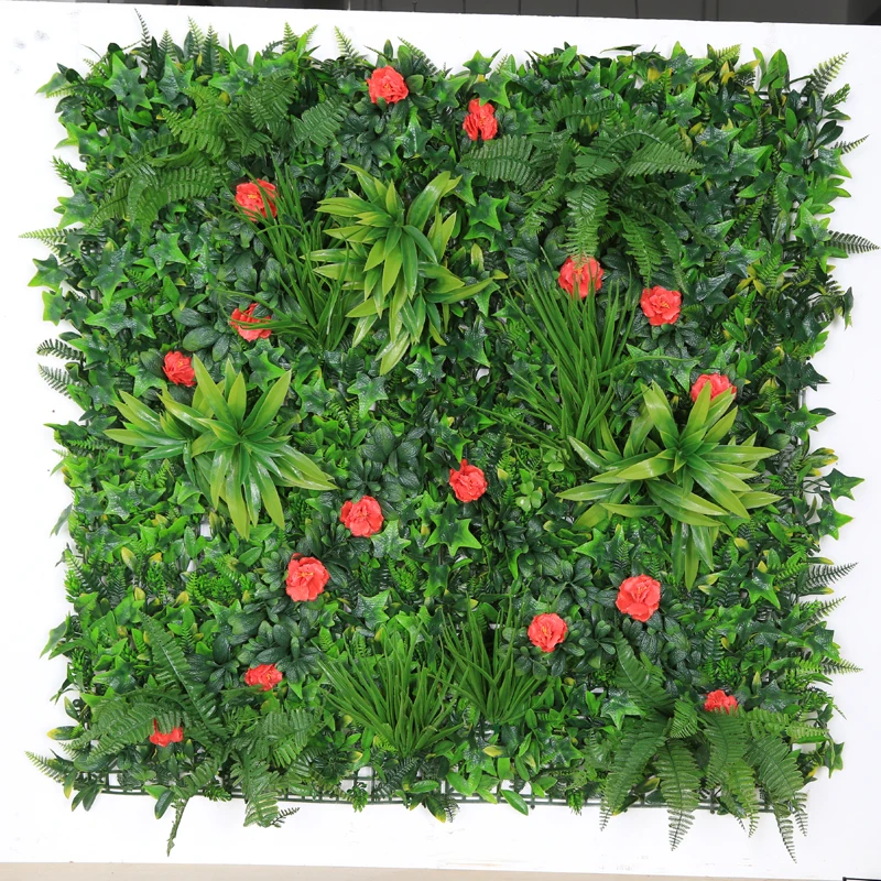 Искусственная Вертикальная садовая зеленая настенная трава, Настенный декор для гостиной, вертикальная садовая зеленая искусственная