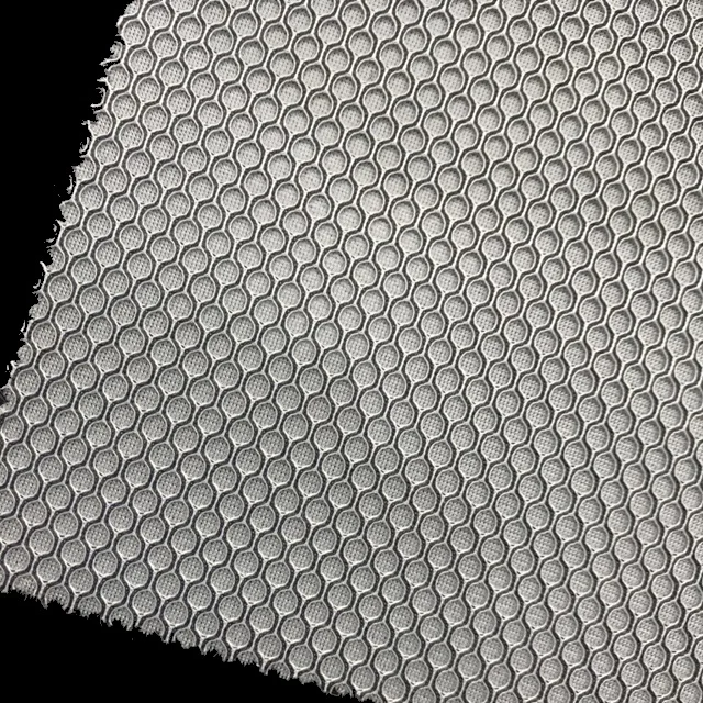 Tessuto Di Maglia Di Aria Polyester Air Mesh Sandwich Dyed Knitted Fabric