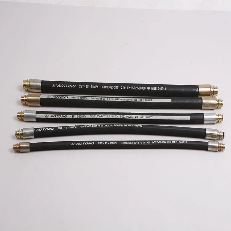 SAE R1AT сталь Проволочная оплетка гидравлическая резиновый Шланг 1SN