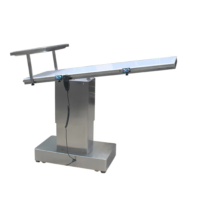 Meditech MT-AOT06 C-arm Veterinary Operation Table for Animals Stainless Steel Diagnosis & Injection 76-105 CN;JIA 150 60