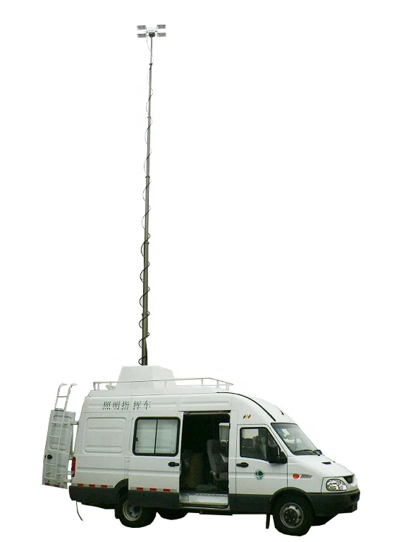 solar power telescopic Lighting trailer