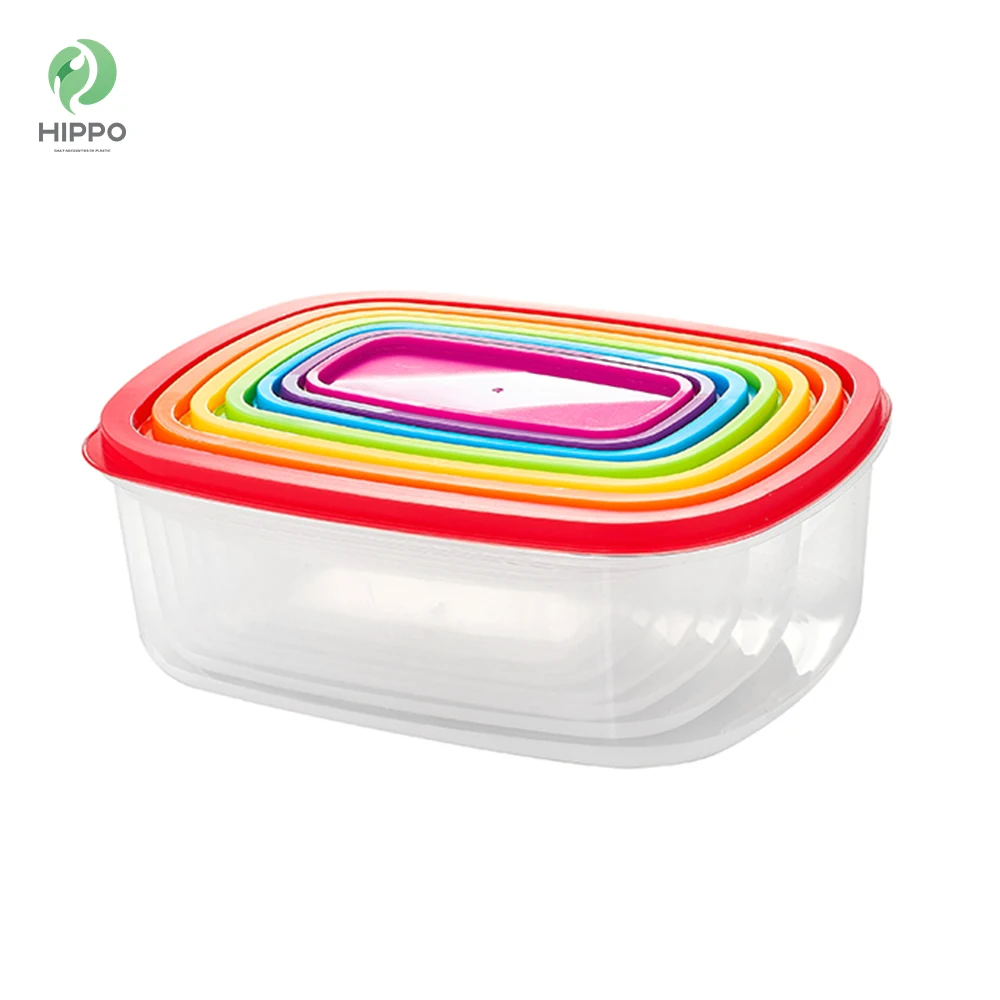 Unique travel large plastic cylinder reusable prep food storage containers