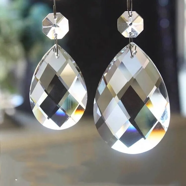 
Leyuan Crystal hot sale clear crystal chandelier pendant parts 