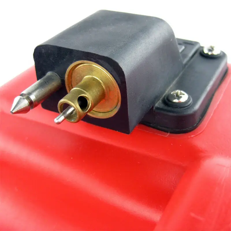Red Plastic Fuel Tank 3.2Gallon For Yamaha Marine Outboard Fuel Tank W/Connector