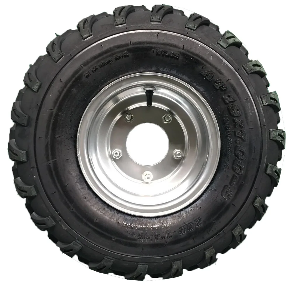 High Quality Natural Rubber Go-Kart Tubeless ATV UTV Tire 19x7.00-8