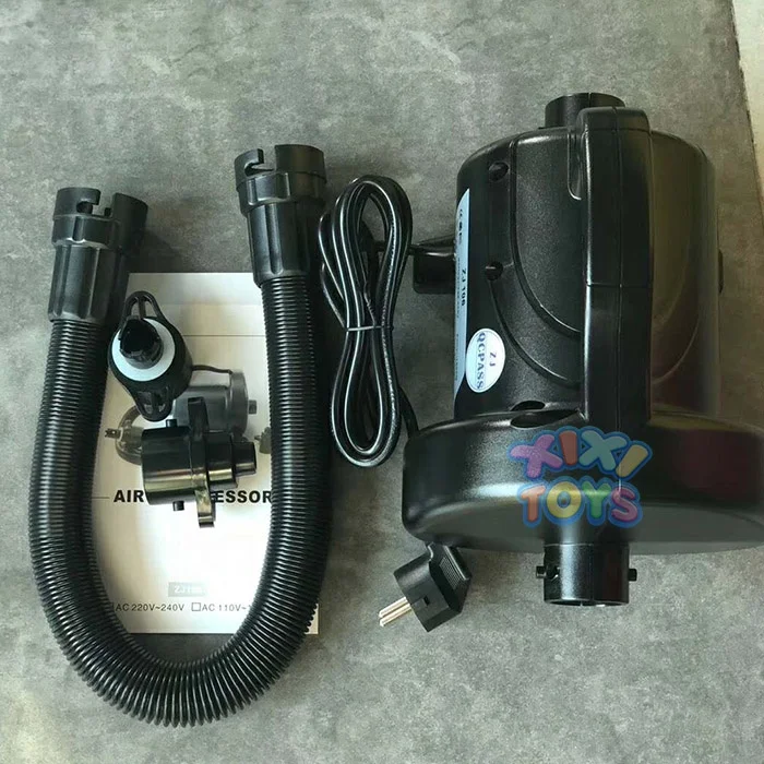 1200 Вт, электрический воздушный компрессор высокого давления для надувных лодок, надувные воздушные насосы для аквапарка, надувные лодки, воздушные насосы