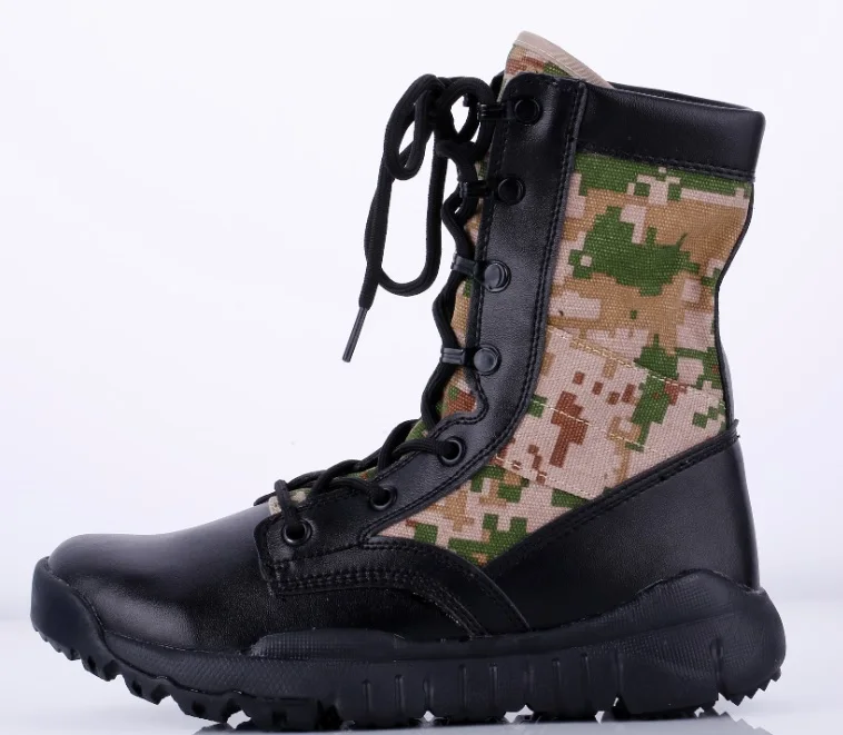 Middle East desert digital camouflage tactical combat boots