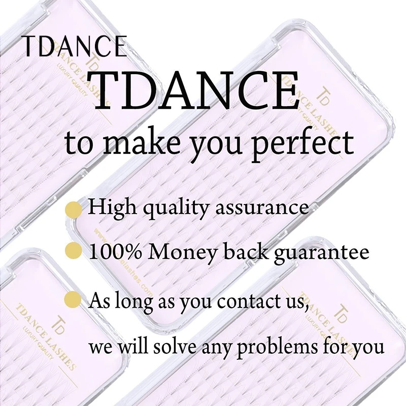 Factory Retail Premade Fan 4D 5D Russian Volume Lashes C D Curl Eyelash Extension 0.07 0.10 Individual Lashes Natural Long 1tray