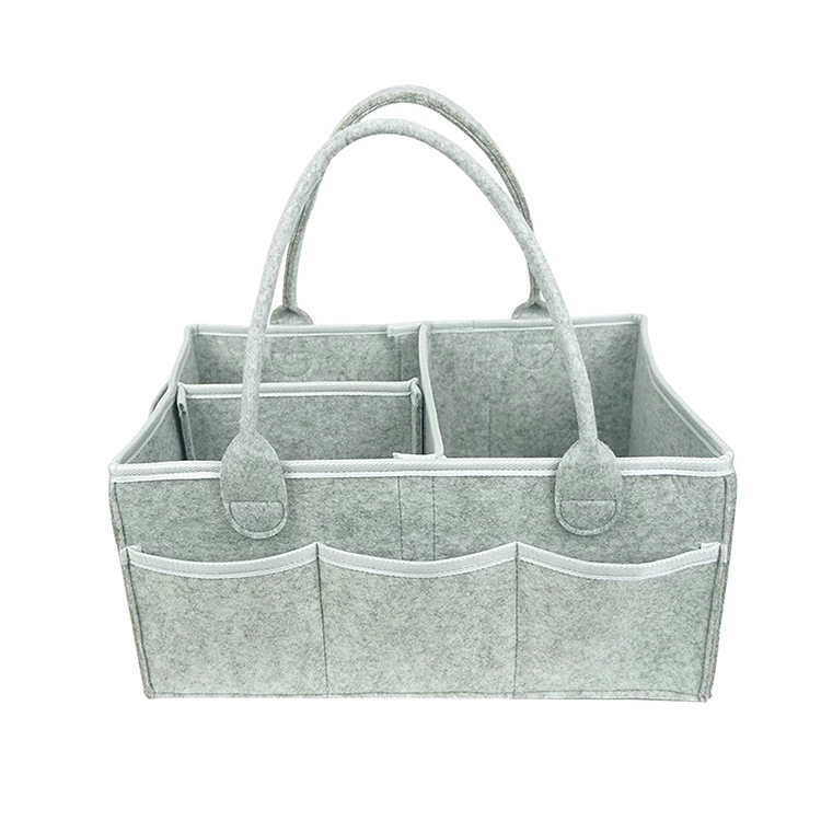 Changing Tote Felt Baby Diaper Caddy Organiser