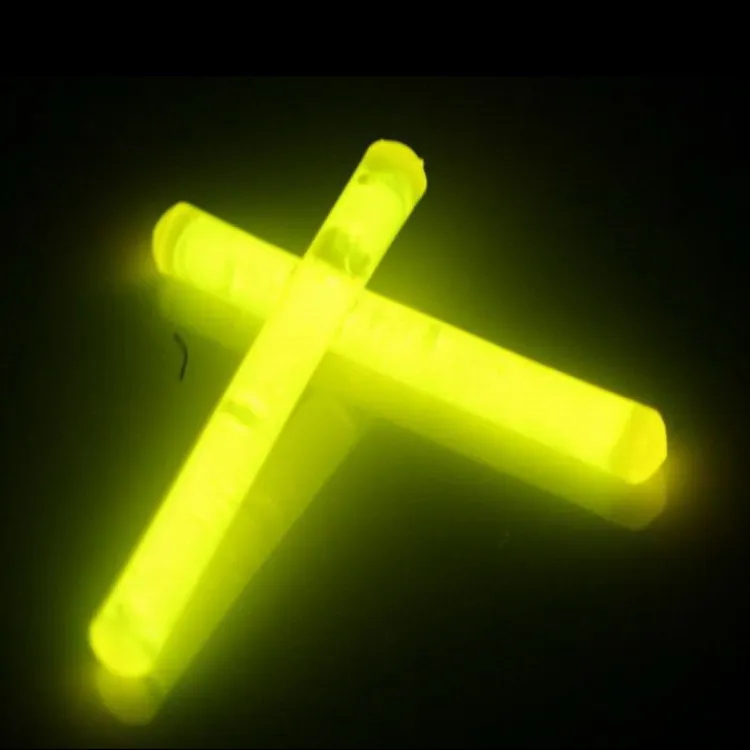 4.5*39mm mini glow stick fishing float powder light stick for fishing 1.5 inch glow stick