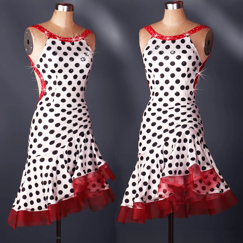 2019 Hot Sale Sexy Women Girls Performance Competition Wear Samba Latin Dance Dress