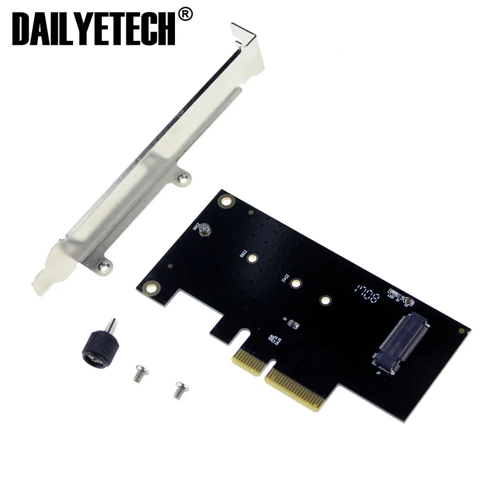 PCI-E x4 на M.2 NGFF SSD адаптер карты от DAILYETECH