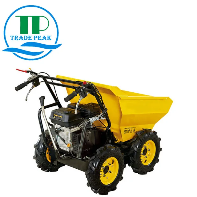 Powered Barrow 4.8KW All Terrain Heavy Duty 300Kg Load Capacity Gasoline Engine Powered Small Barrow