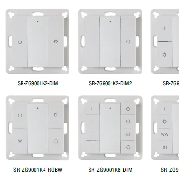 Сертифицированные Настенные переключатели Zigbee 3 0 кнопка K2 K4 K6 K8