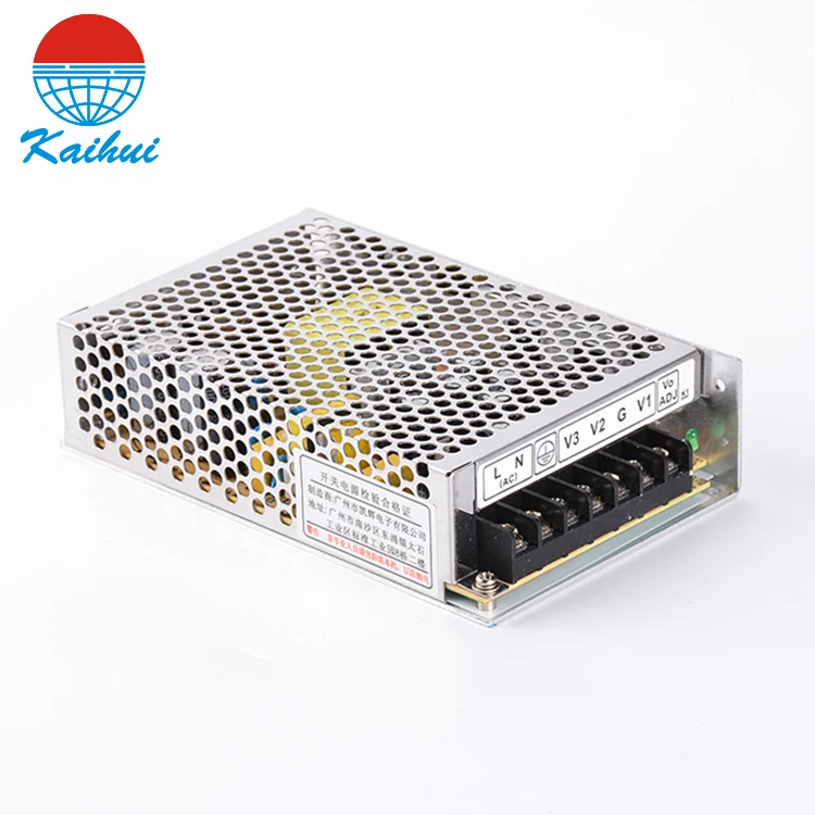 Широкое применение 100 w 5 v 12 v 24 v multi напряжение dc импульсный источник питания