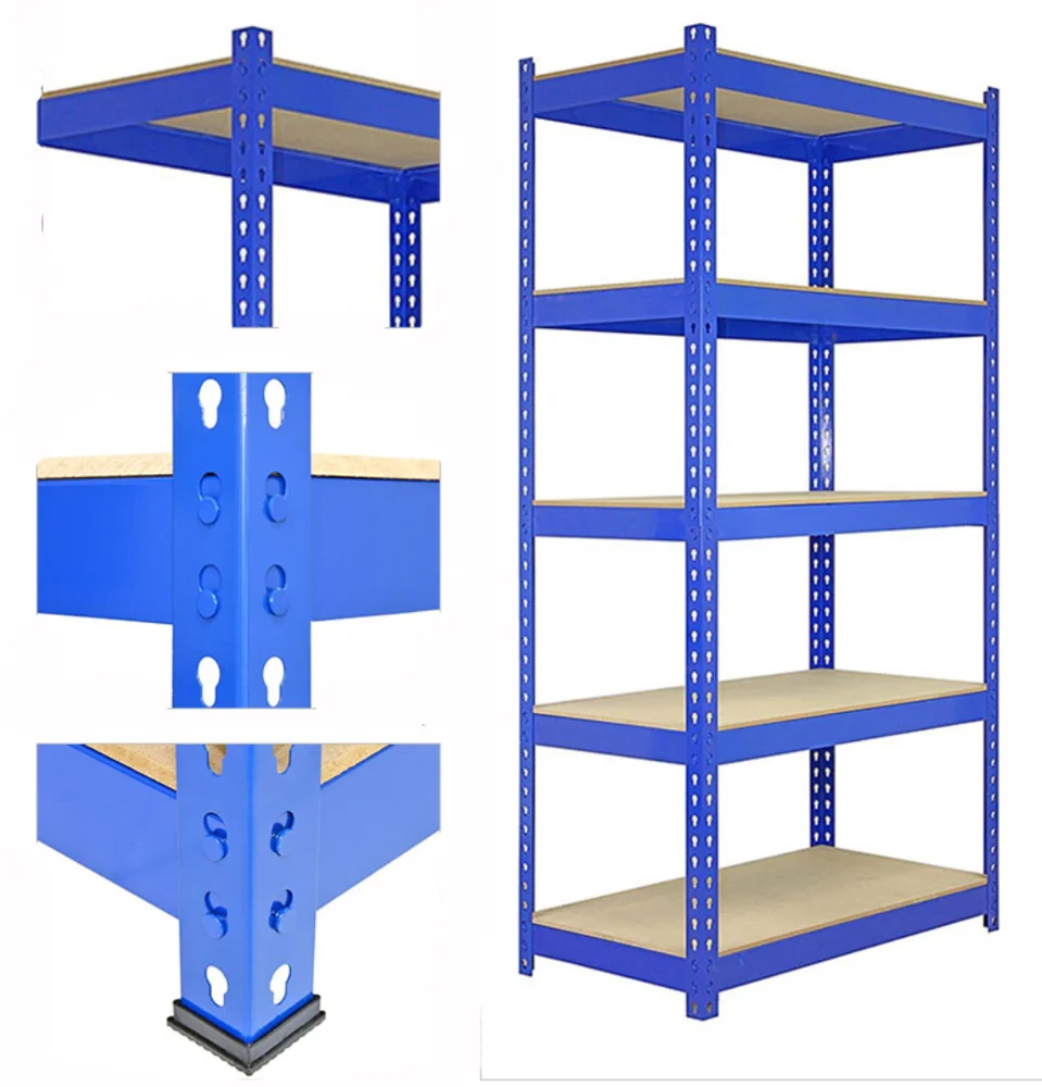 5-layer light duty adjustable stacking racks and shelves garage storage