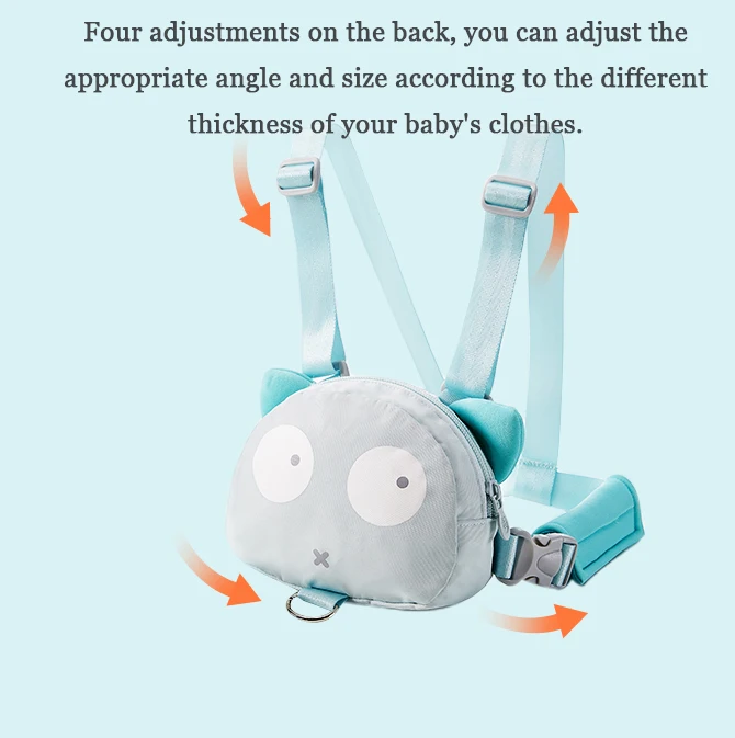 Детский удобный ремень безопасности для ходьбы на запястье, регулируемый плечевой ремень с защитой от потери