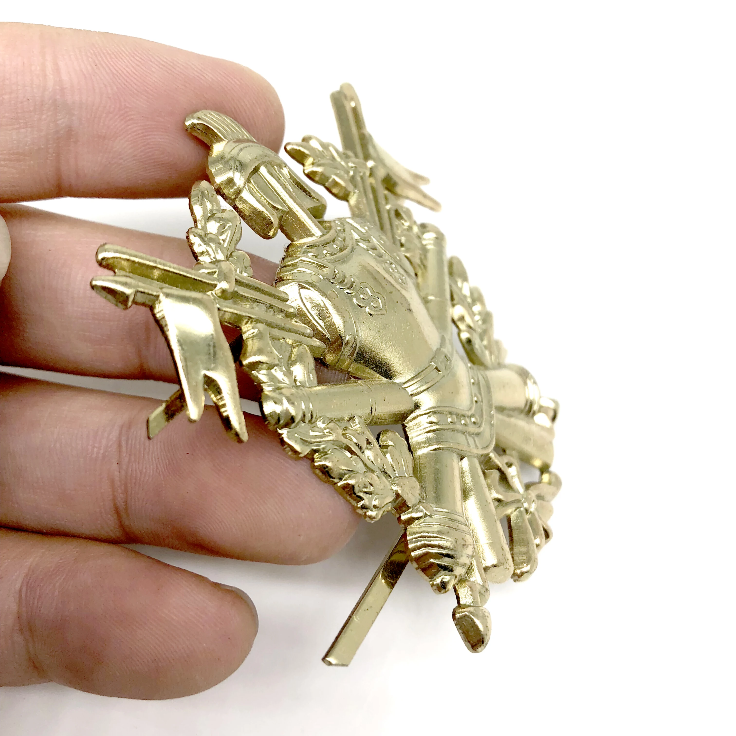 Металлическая 3D-гравировальная эмблема на плечо