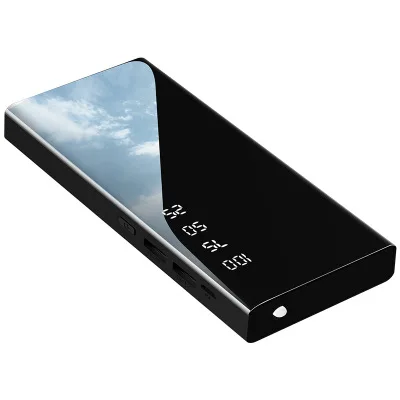 
New Product Digital Display Plating Screen Portable Power Source Power Bank 10000mah Custom Logo 