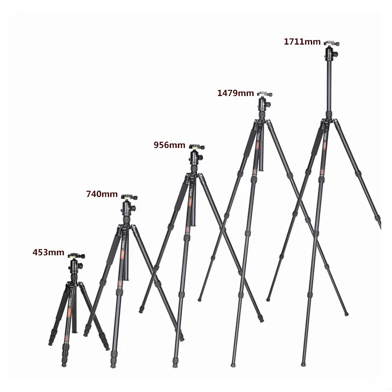 Лучшая цена, профессиональный штатив Cayer AT2550X3, штатив для мобильной камеры с сумкой для штатива