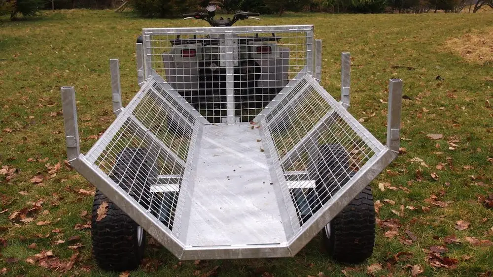 Offroad ATV Timber Utility Trailer / ATV Log Trailer Tow Behind
