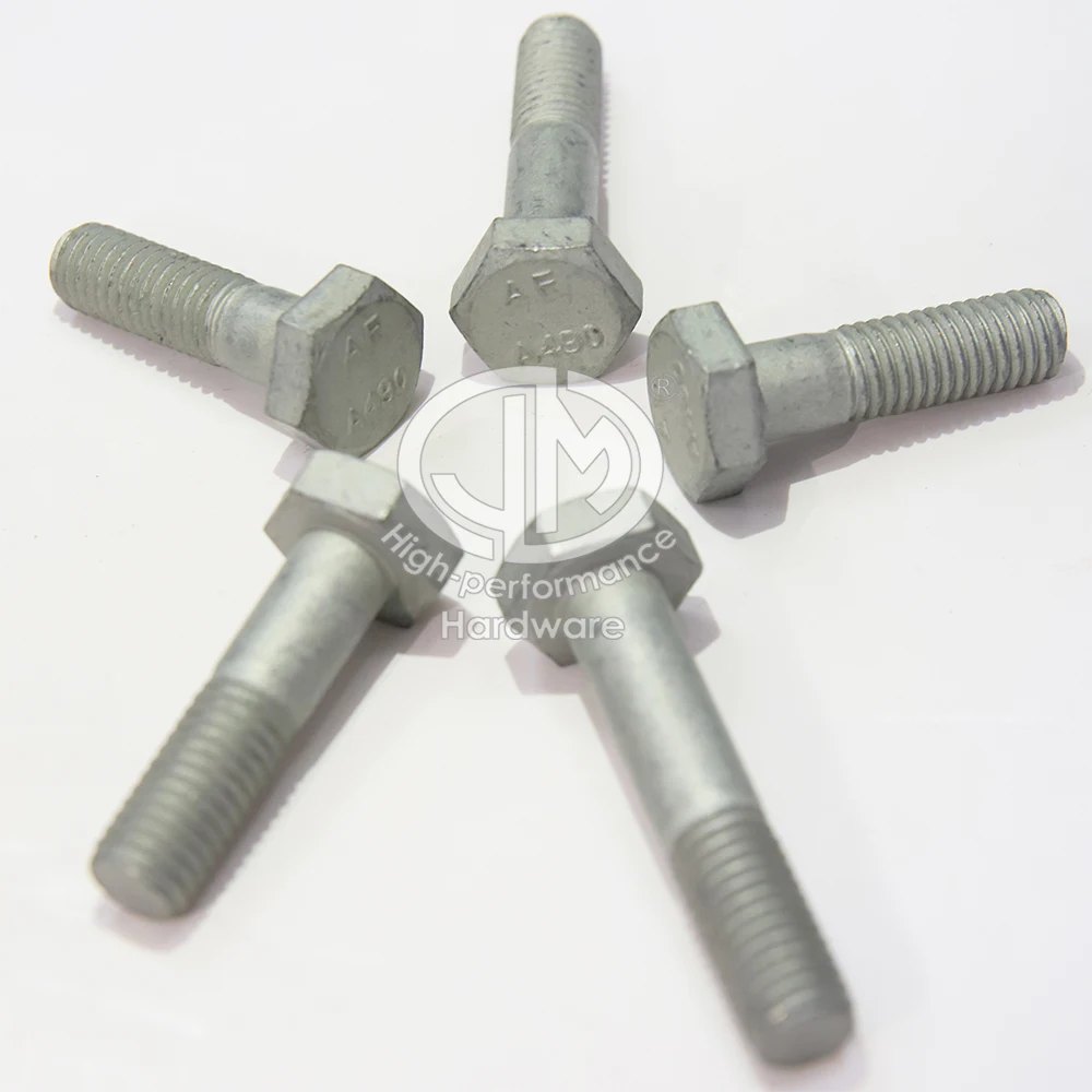 Bolts A490 Grade 10.9 Astm A490 High Strength hex Bolt Grade 10.9 Bolts
