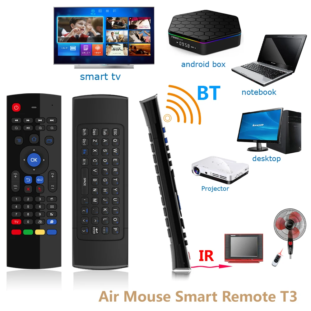 T3 air mouse air mouse for google chromecast tv box