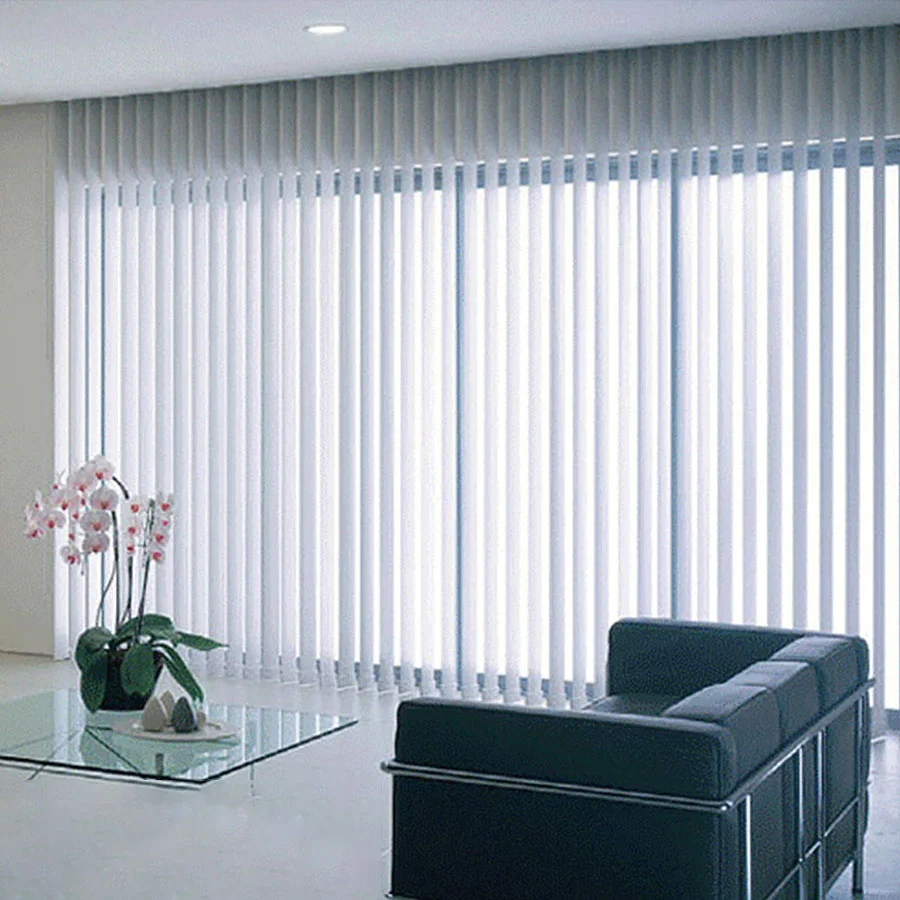 Высококачественные вертикальные жалюзи и занавески для раздвижных стеклянных дверей