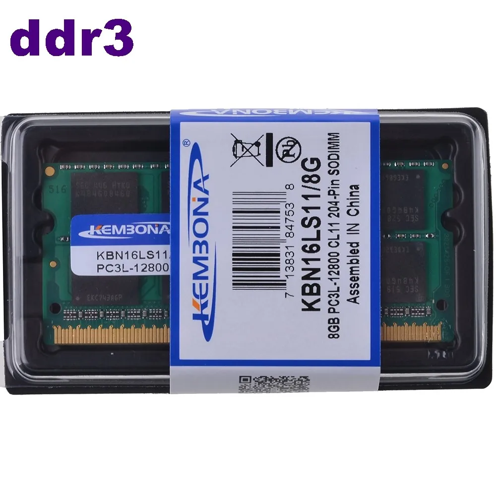 New Retail Pkg Laptop RAM Memory 8GB DDR3L SODIMM 1600MHZ sodimm ddr3l 8gb