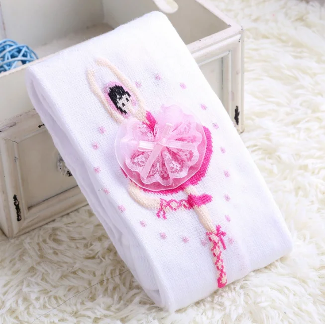 Трикотажные хлопковые колготки в Корейском стиле для девочек-подростков, белые танцевальные балетные брюки для девочек, леггинсы, носки