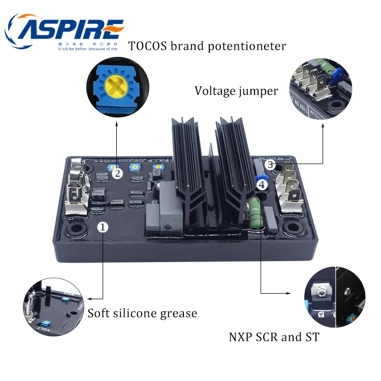  Бесшумные Запчасти и аксессуары для генератора AVR R230