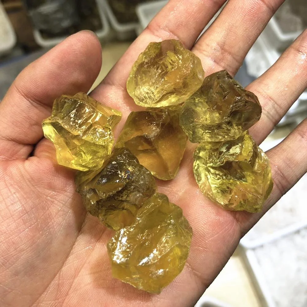 Wholesale Cheap Price Natural Clear Brazil Rough Citrine Stone for sale