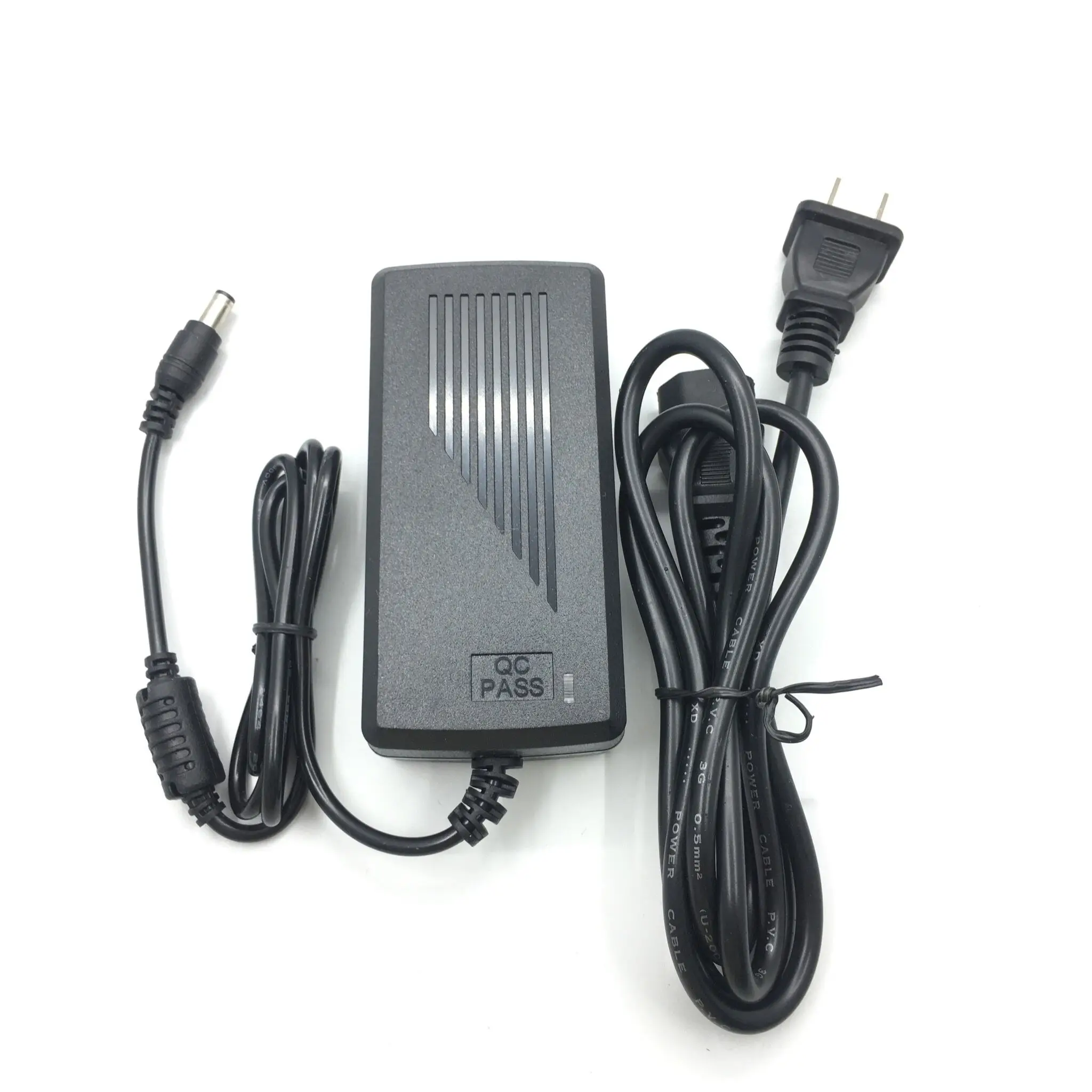 Штепсельная Вилка стандарта США 2 контакта постоянный ток 12 В 5 А светодиодный адаптер питания блок для светодиодных лент