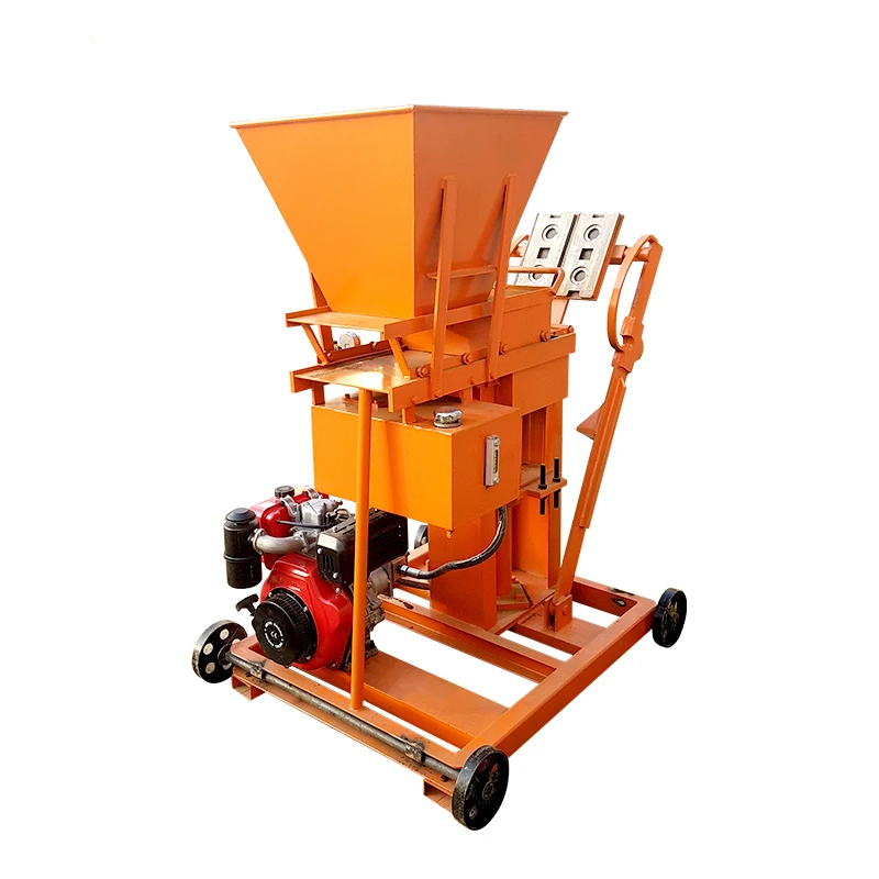 HBY2-15 small hydraulic press clay brick machine soil interlocking brick machine in kenya