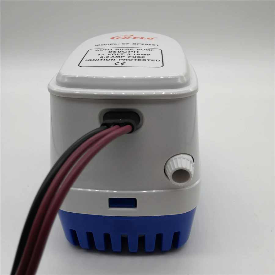 
950GPH DC Marine Auto Submersible Bilge Pump 12V 24V for Boat Yacht 