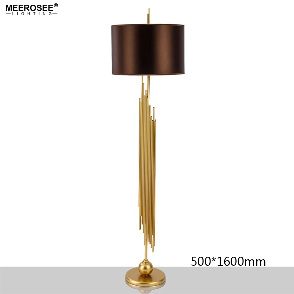 MEEROSEE 2023 New Iron Floor Lamp Living room Bedroom Luminaries Floor Light China Lighting Factory MD92195