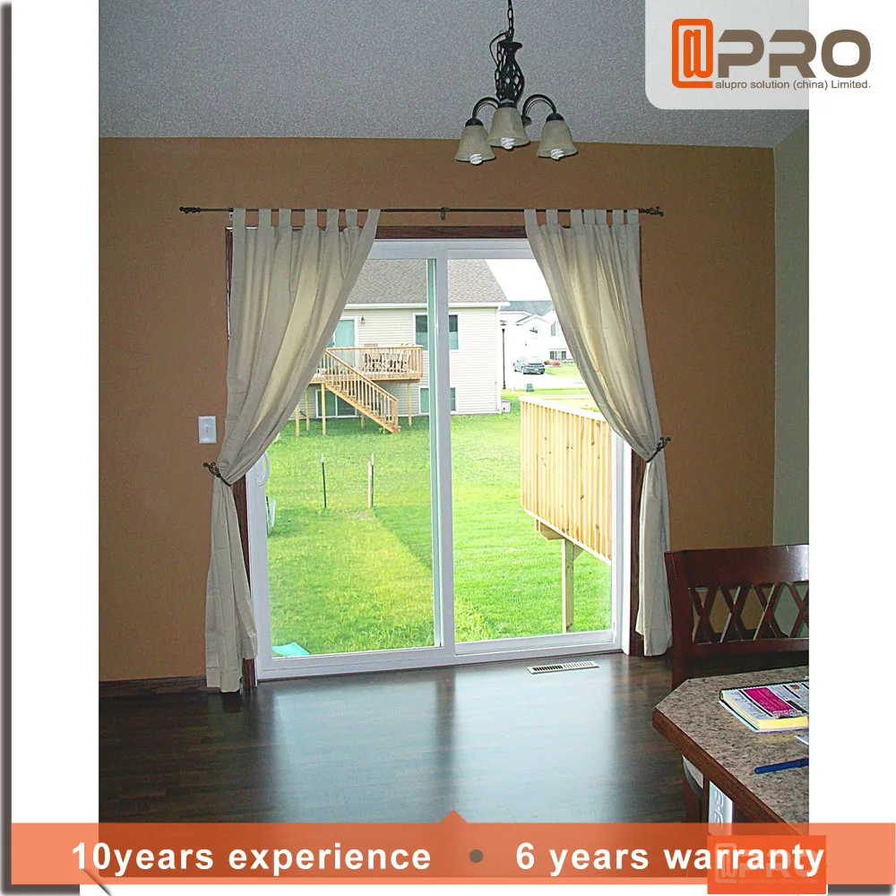 2023 hot sale customized US UK EU standard sliding french patio doors slim aluminium frame double glass sliding door exterior