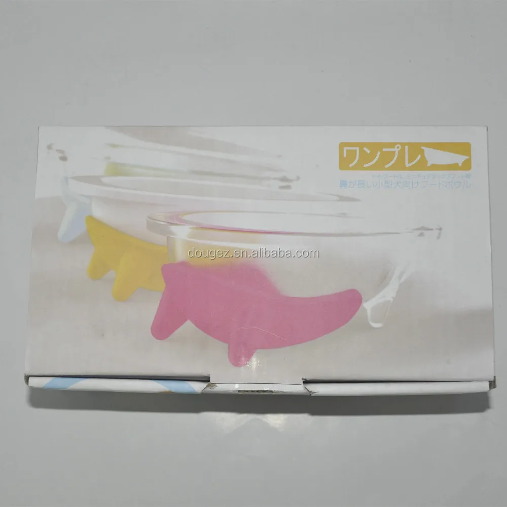 Новый дизайн керамические собака FEEDING BOWL с силиконовый коврик