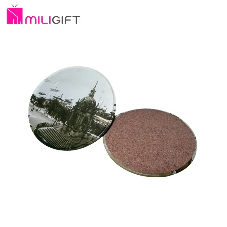 Различные стили противоскользящие печатные Жестяного деревянная чайная чашка мат coaster