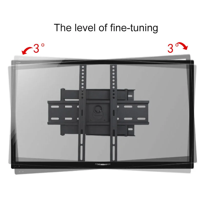 Stock Fast  Heavy Duty  Full Motion TV Wall Mount Bracket Tilt Swivel Corner TV Mount for smart hotel