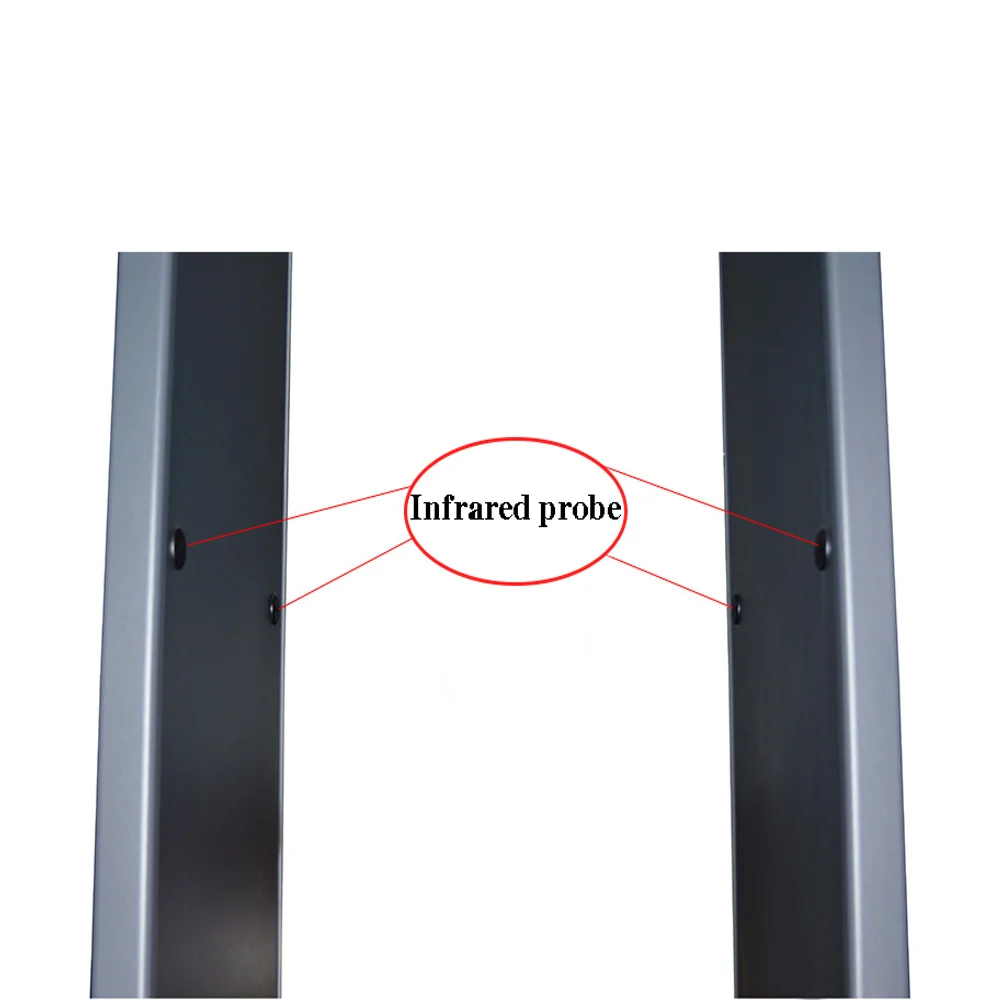 Metal detection security scanner door