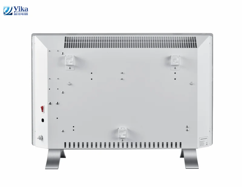Big LED Display Touch Screen Heater Decorations Glass Convector Heater 2000w