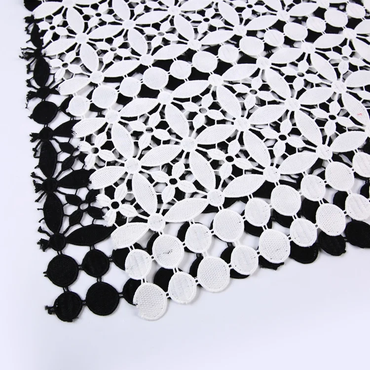 HA-13905 Yarn 100% polyester embroidery knitted luxury dress New York wholesale fabric lace