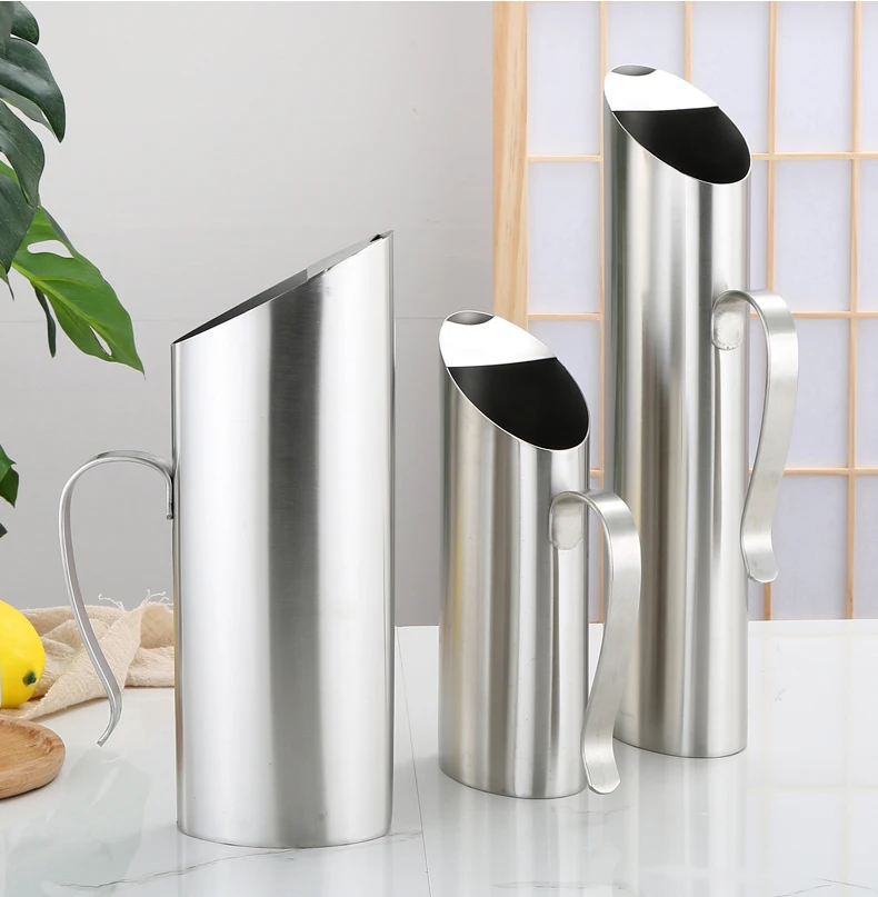 
Luxury Europe Style Kitchen Accessories Dinnerware Sets Stainless Steel Coffee Jug Water pitcher 