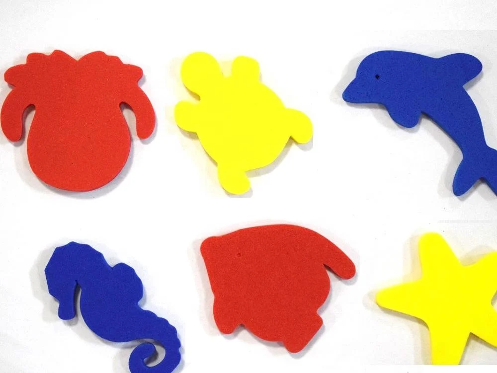 hotsale wholesale custom colorful EVA Foam bath sea animals toys for kids