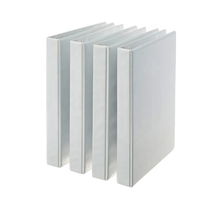 Wholesale Custom Solid Color Cover  3 Ring PVC Binder Ring Binder Filing Products File Folder