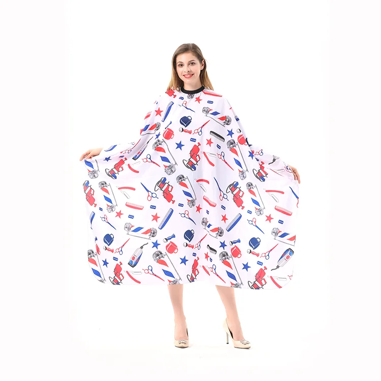
hot factory professional bareber sale polyester cutting capes 