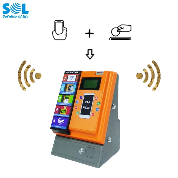 Коснитесь монета WiFi торговый автомат ищет Эксклюзивный дистрибьютор