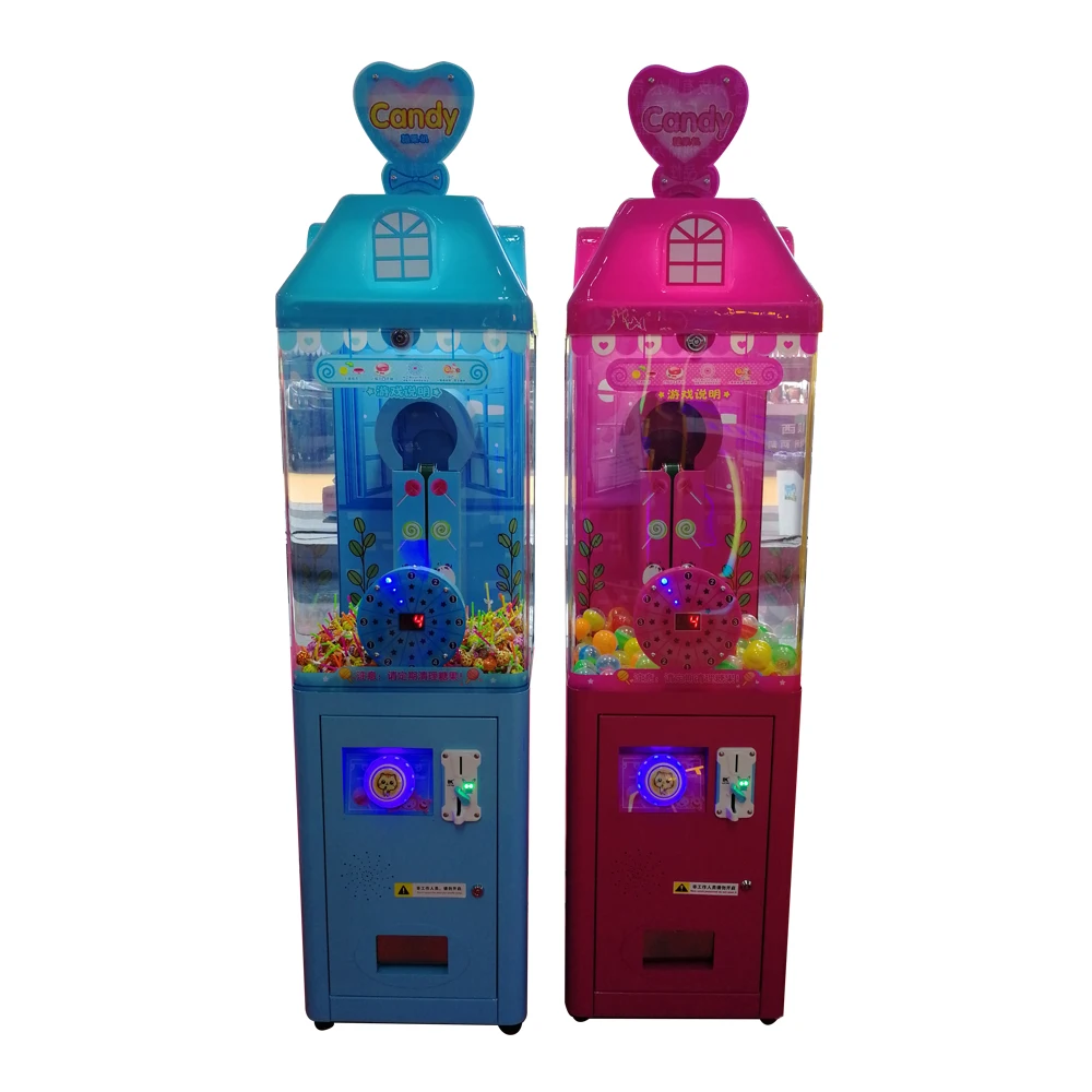 Indoor coin operated candy house claw toy vending game machine