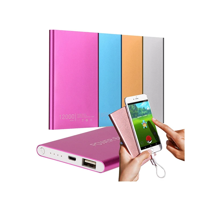 Ultra Thin Portable External Battery Charger Slim Power Bank for Cell Phone